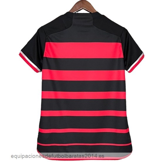 Nuevo 1ª Camiseta Mujer Flamengo 24/25 Rojo Negro Baratas